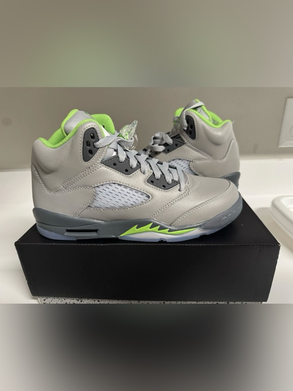 Air Jordan 5 Retro(GS) Grey/Green